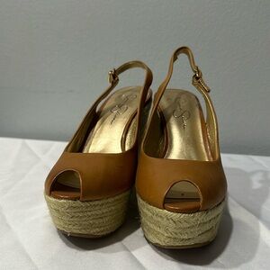 Jessica Simpson Leather Wedges
